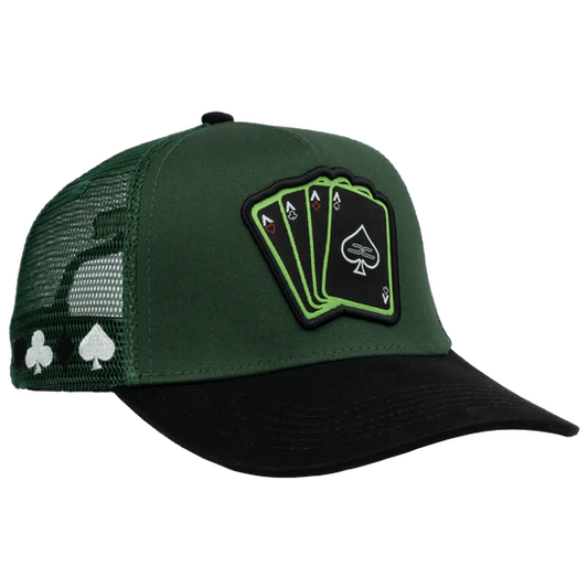 Gorra JC Hats Poker Mesh Green